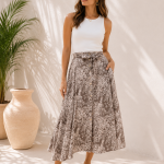 Saia Floral Toupeira