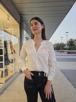 BLUSA COM BORDADO BEGE MANTEIGA - Image 4
