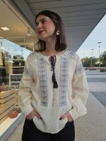 BLUSA BOHO BORDADO AZUL - Image 5