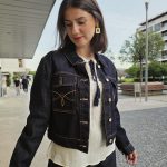 CASACO DENIM ESCURO
