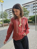 BLUSA BOHO CORAL