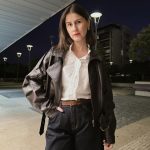 CASACO EFEITO PELE BOMBER CASTANHO