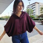 BLUSA ACETINADA BERINGELA