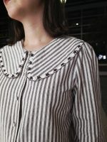 CAMISA ÁS RISCAS CASTANHO - Image 2