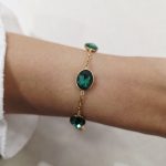 PULSEIRA VERDE AÇO INOX